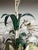 Italian Tole Floral Tole Chandelier With Lilies For Sale - Image 10 of 12