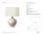 AERIN by Visual Comfort Signature Gaios 13" Cordless Accent Lamp in Pharaoh White with Linen Shade Designer: AERIN Height:...