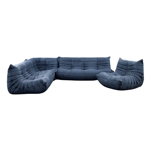 Togo Sofa Set by Michel Ducaroy for Ligne Roset, Set of 5 For Sale