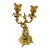 Late 18th Century French Baroque Guilded Candlestick For Sale