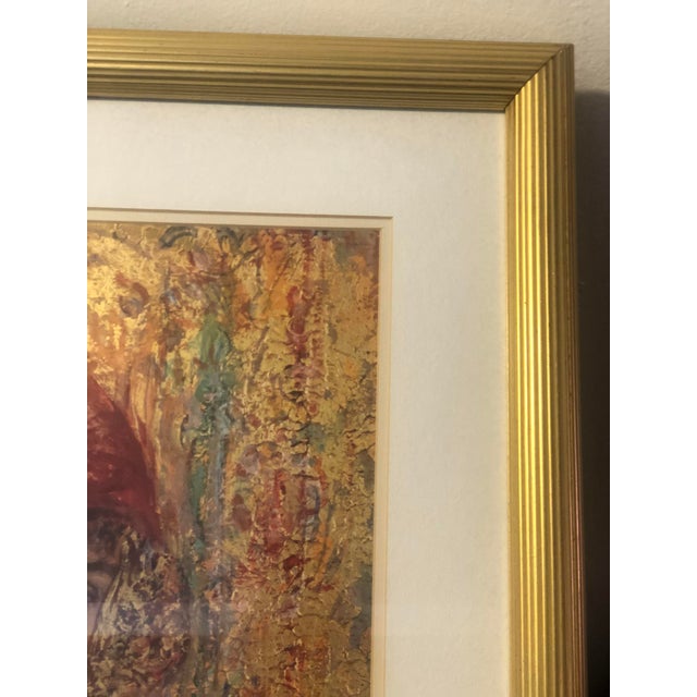 Vintage 1980s Framed Edna Hibel "Angelina" Signed Limited Edition Lithograph Art Print For Sale - Image 9 of 13