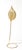 1970s Italian Rabarbaro Brass Leaf Floor Lamp, Bottega Gadda For Sale - Image 9 of 10