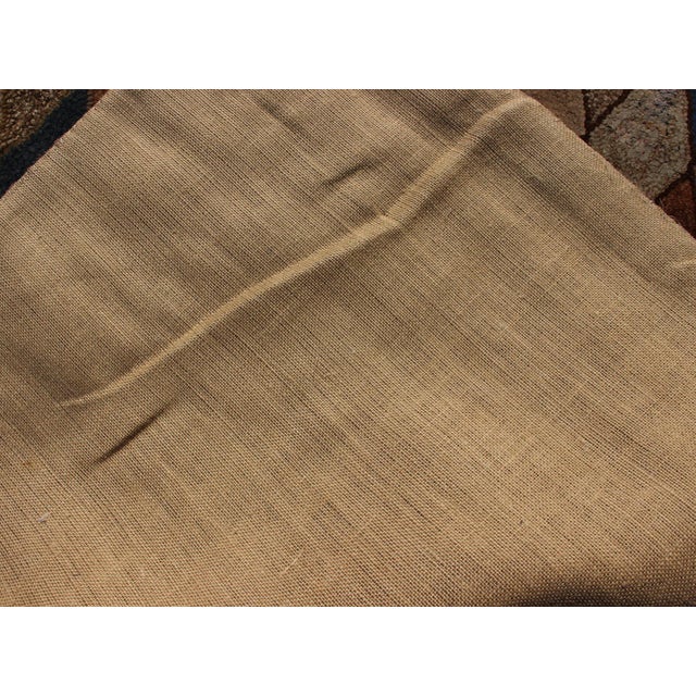 Colorful 19th Century Antique American Hooked Rug With Diamond Design 4'1 X 8'8 For Sale - Image 11 of 11