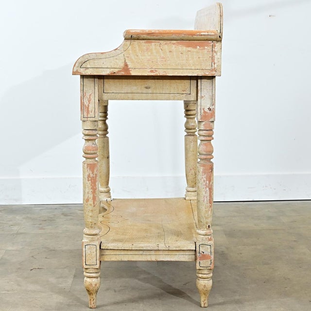 English 19th Century Faux Bois Vanity Table For Sale In Baton Rouge - Image 6 of 16