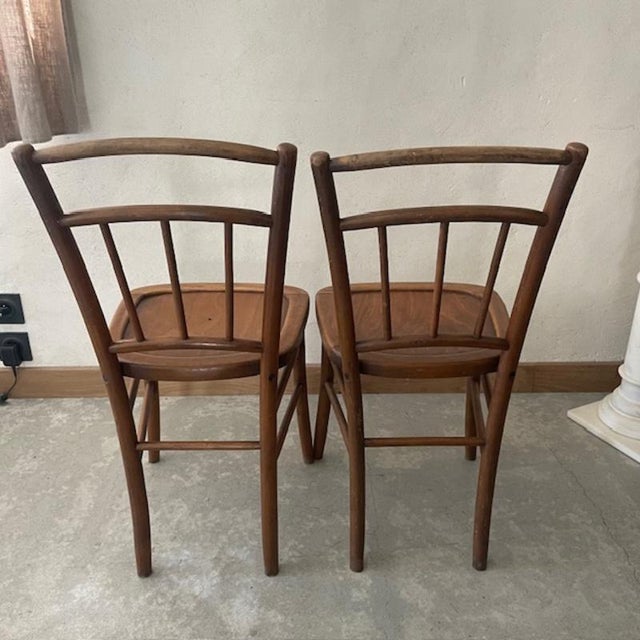 Bistro Chairs from Luterna, 1940s, Set of 2 For Sale - Image 4 of 6