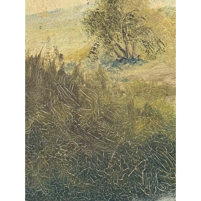 Late 19th Century Landscape Oil Painting - Unsigned For Sale In Boston - Image 6 of 11