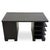Vintage Art Deco Oak Black Desk, 1930s For Sale - Image 3 of 9