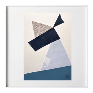 "Rhythm Replaces Reason 6" Original Mixed-Media Collage on Paper by Zac Woodiel For Sale