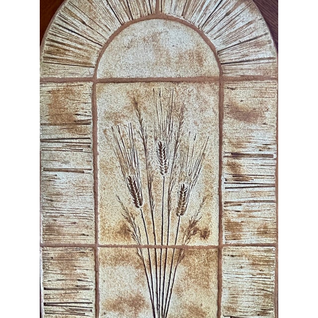 Ceramic and Wood Herbarium Coffee Table, 1970s For Sale - Image 11 of 15