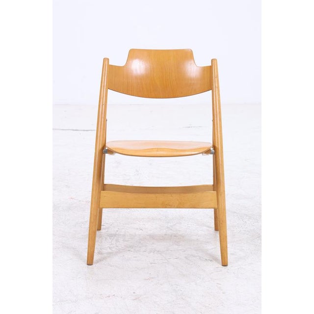 SE 18 Folding Chairs by Egon Eiermann for Wilde + Spieth, Set of 4 For Sale - Image 4 of 17