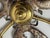 Vintage Flush Mount in Brass and Iron by Hans Möller, 1980s For Sale - Image 4 of 16