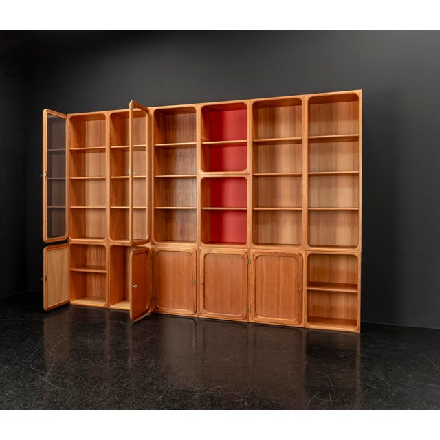 Modular Wall Unit in Pine, 1950s, Set of 13 For Sale - Image 15 of 18