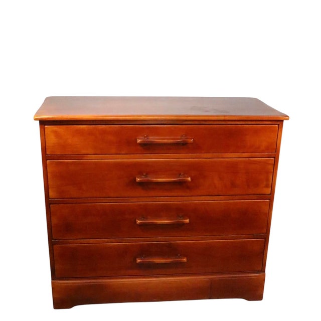 Farmhouse Mid 20th Century Cushman Colonial Peter Stuyvesant Four Drawer Dresser For Sale - Image 3 of 12