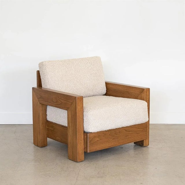 1970s Solid Wood Club Chair For Sale - Image 13 of 13