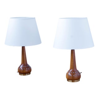 Table Lamps in the style of Otto Schulz, Set of 2 For Sale