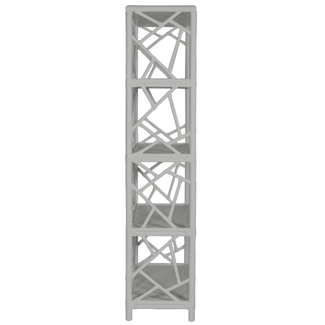 Contemporary Tiffany Etagere in Light Gray For Sale - Image 3 of 9