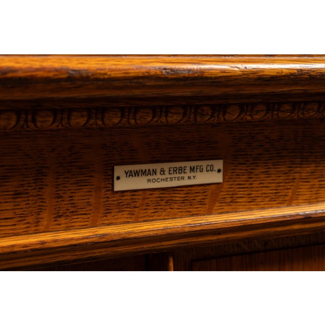 Early 20th Century Y & E Oak Document Filing Cabinet For Sale - Image 9 of 13