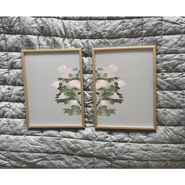 Contemporary Pair Carolyn Misterek Giclees, Framed For Sale - Image 3 of 3