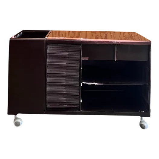 Brown Plastic Storage Cabinet from Elco, 1970s For Sale