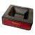 Vintage Dunhill by Wade England Black & Red Ceramic Advertising Ashtray / Desk Catchall For Sale