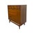 Broyhill Brasilia Vintage Mid Century Modern Broyhill Brasilia Walnut 5-Drawer Tallboy Dresser. For Sale - Image 4 of 13