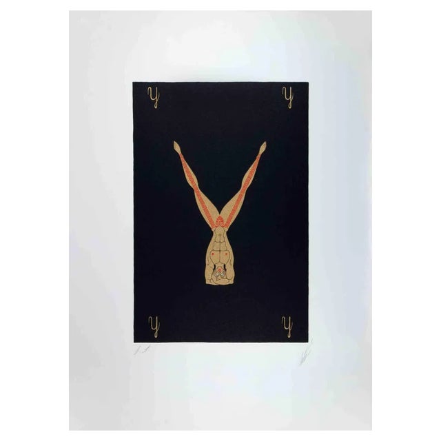 Erté, Letter Y, 1976, Lithograph and Screen Print For Sale