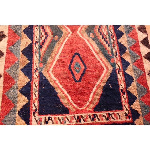 Nazmiyal Collection Vintage Persian Gabbeh Rug For Sale In New York - Image 6 of 9