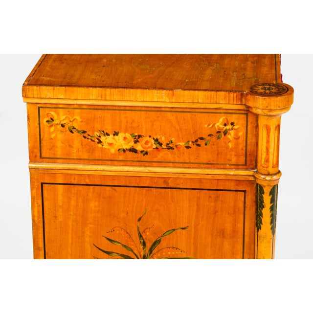 Antique Adam Revival Satinwood Side Cabinets, 1800s, Set of 2 For Sale - Image 18 of 18