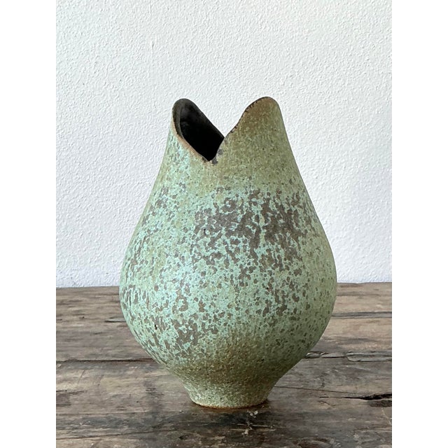 Vintage Original Studio Pottery Vase For Sale In West Palm - Image 6 of 12