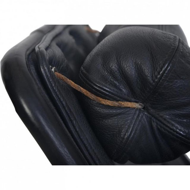 Animal Skin Jetson Chair in Black Leather by Bruno Mathsson, 2006 For Sale - Image 7 of 16