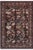 Shabby Chic Pak-Persian Black/Black Wool Rug - 3'2'' X 5'2'' For Sale - Image 9 of 9