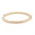 Stones: diamond round brilliant cut Circumference: 6 3/8 inches w/ 1/2 in. opening Width: 4 mm Weight: 5.9 dwts. / 9.1...