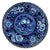 Early 19th Century Stunning & Rare Antique Original Set of 3 Dark Flow Blue English Staffordshire 10 Inch Dinner Plates Circa 1830s For Sale - Image 5 of 18