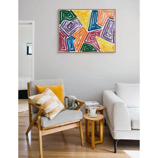 Oil on canvas Edition: Unique. Unframed. Dana Gordon’s kaleidoscopic compositions are contemplative and evoke somewhat...
