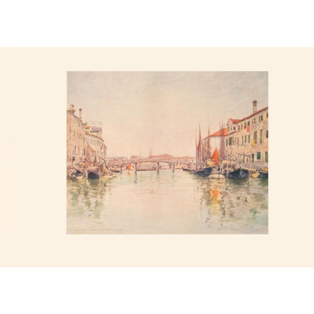 1912 Mortimer Menpes "Canal in Giudecca Island", Original Full-Color Print of Venice For Sale In Dallas - Image 6 of 6