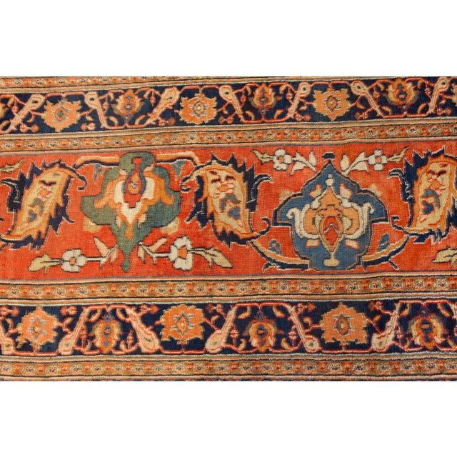 Textile Oversized 1880s Antique Persian Khorassan Rug For Sale - Image 7 of 11