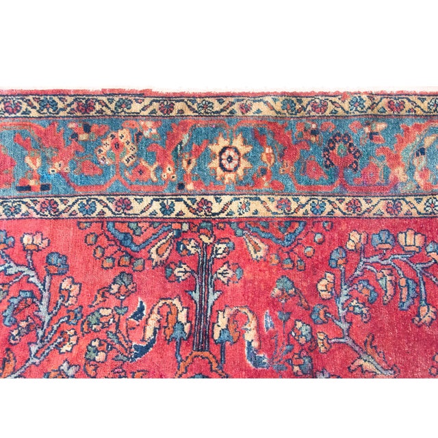 Early 20th Century Persian Lilihan Rug For Sale - Image 9 of 15