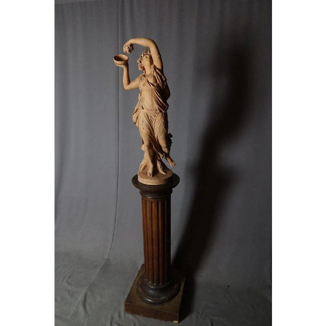 Jonchery, Classical Figure, 1900s, Terracotta Sculpture For Sale - Image 13 of 13