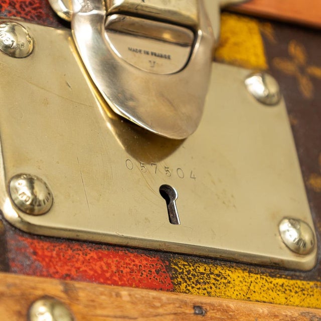 Wardrobe Trunk in Monogram Canvas from Louis Vuitton, France, 1920s For Sale - Image 9 of 18