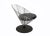 Conical Chair in Chrome-Plated Metal For Sale - Image 3 of 6