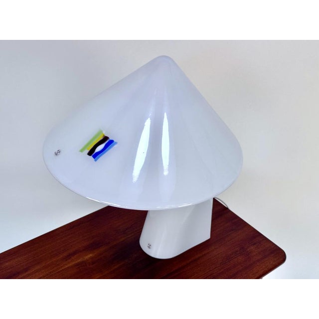 Sculptural Glass Table Lamp from Peill & Putzler, Germany, 1980s For Sale - Image 9 of 18