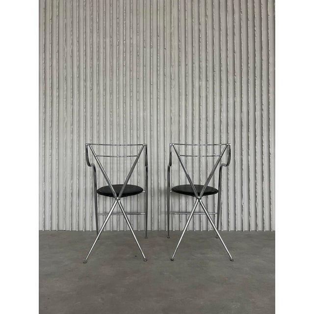 1980s Cinderella Chairs from Hiroyuki Yamakado, Set of 8 For Sale - Image 5 of 11