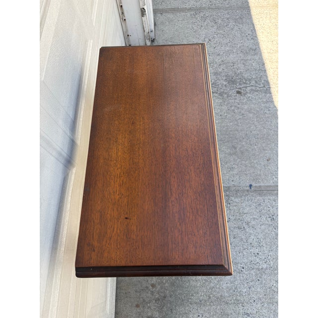 Vintage Mahogany Console Table | Entryway Table | Sofa Table| Hall Table | Traditional Accent Table For Sale In New York - Image 6 of 10