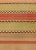 Textile Vintage Turkish Hand Woven Kilim Runner With Stripes in Red, Green, Yellow, and Orange For Sale - Image 7 of 11