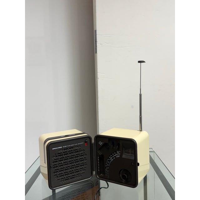 Design Plus Gallery presents a Vintage Brionvega TS 505 Radio Cubo Portable Transistor Radio, by Marco Zanuso and Richard...