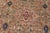 Textile Antique Persian Sultanabad Mahal Carpet With Geometric Design in Green's and Red 10'8"x13'4" For Sale - Image 7 of 10