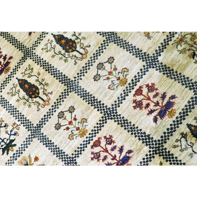 1990s Vintage Handmade Persian Nomadic Zollanvari Gallery Rug Chairish