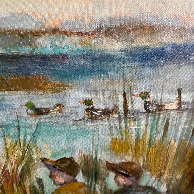 Vintage Mildred Niesse Oil on Canvas Birds For Sale - Image 14 of 17