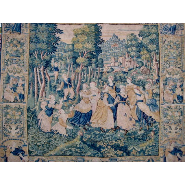 Large 16th Century Flemish Rare Tapestry Wall Hanging Chairish