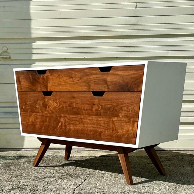 Custom Angled Chest of Drawers | Chairish